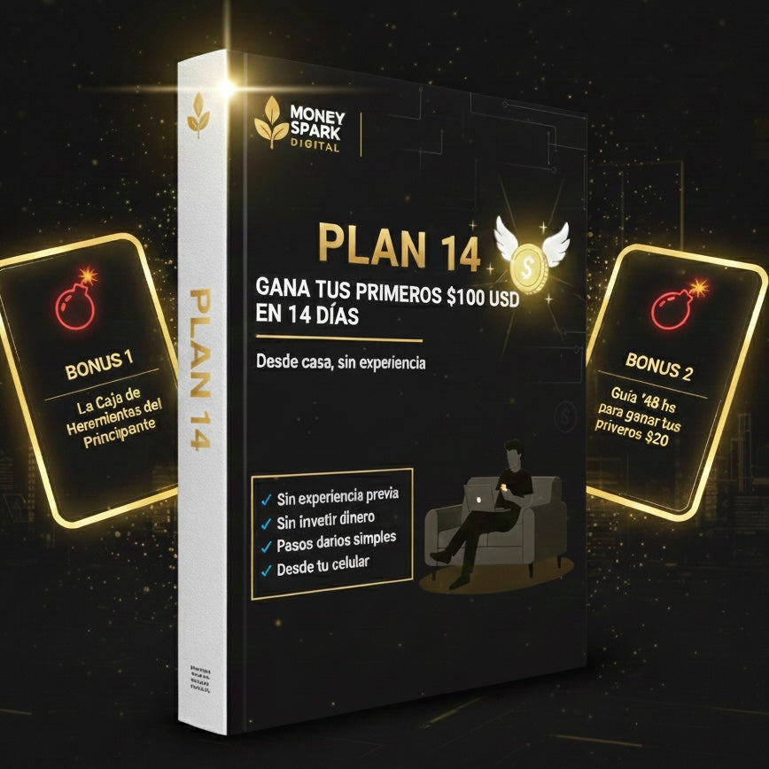Plan de 14 días para ganar tus primeros 100 USD desde casa — sin experiencia.